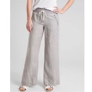 Athleta Cabo Linen Wide Leg pants